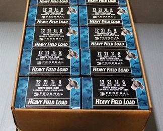 Federal 12 ga Heavy Field Load Ammo, Approx 250 Rds