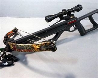 Bushwacker Crossbow, With Parker Scope, 4" x 32"