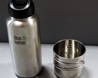 Klean Kanteen Stainless Steel 40 oz Bottle With Olicamp Metal Cup