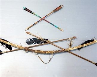 Reproduction Native American Bow And Arrows