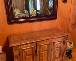 Dining Room Credenza / Ogee Mirror