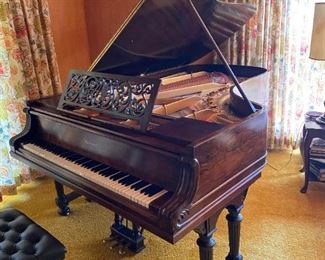 Late 19th Century Knabe Rosewood Grand Piano - Fully Restored - Accepting Offers