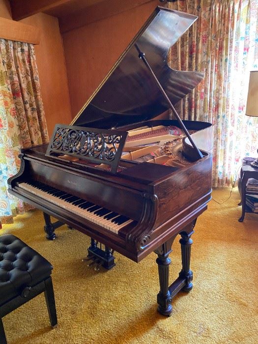 Late 19th Century Knabe Rosewood Grand Piano - Fully Restored - Accepting Offers