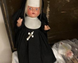 We have 6 trunks full of special RARE dolls love this I used to have nuns that looked like this in NYC