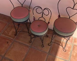 childrens' ice cream chairs