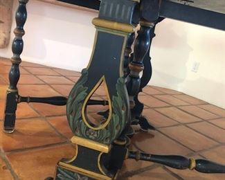 hand painted table