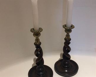 Barley twist candles