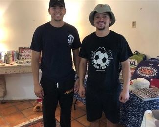 Super hard working helpers!