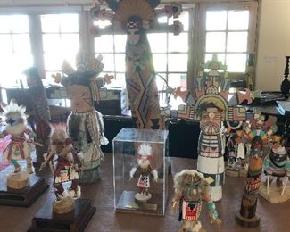 Assortment of Kachinas