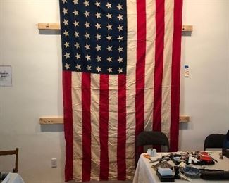 8โ large 48 star flag vintage from 1912-1949