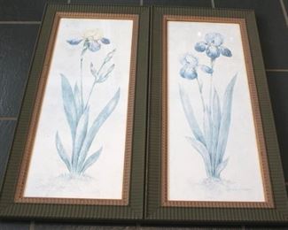 33 - Pair framed prints - 16 x 34