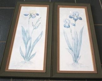 33 - Pair framed prints - 16 x 34
