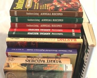 127 - Assorted cookbooks