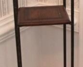 188 - Metal & wood shelf 57 x 9 x 9