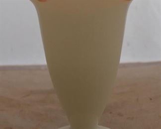 284 - Fenton Peachcrest vase 6 1/2" tall
