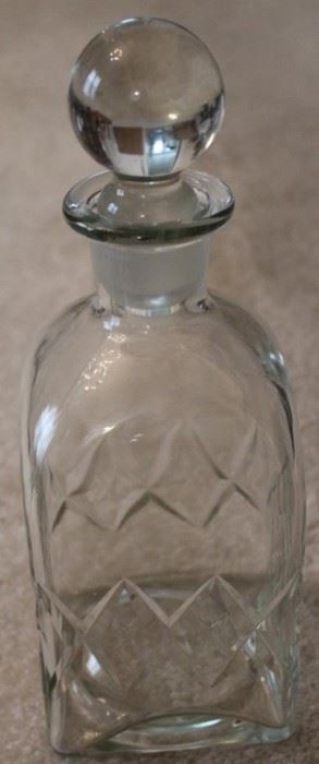 316 - Crystal decanter - 10 1/2" tall
