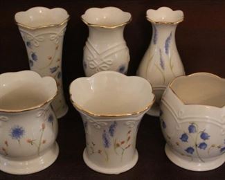 322 - 6 Lenox vases
