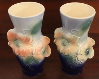 325 - Pair Royal Copley 7" vases
