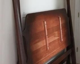 407 - Queen size tall poster bed 80 x 66