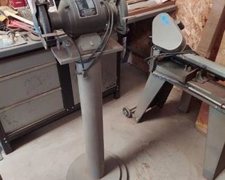 Bench Grinder on Stand
