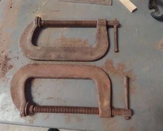 (2) 6in No 44 C-Clamps