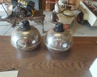 (2) Smudge Pots - Fill with Citronella Oil