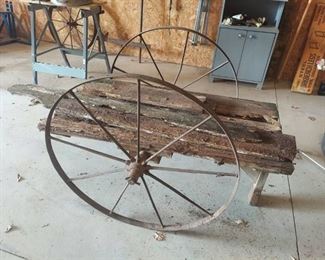 Cart with 2 Steel Wheels