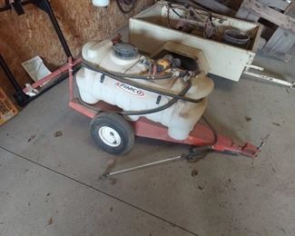 Fimco Pull Behind Sprayer - Tires Need Air