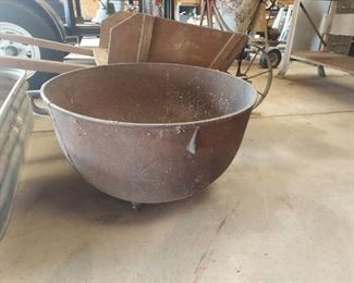 Cast Iron Calderon - Has Been Welded, Has Holes in Bottom