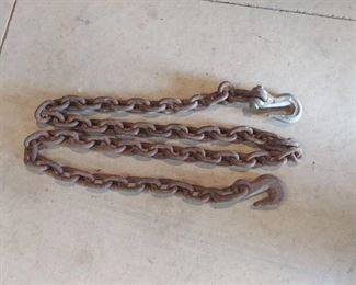 Chain with 2 Hooks - Approximately 7ft
