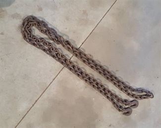 Chain with 2 Hooks - Approx 13ft