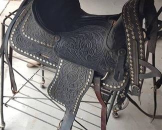 Saddle with Breast Coller and Bridle