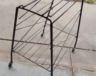 Metal Saddle Stamd on Casters