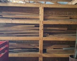 All Lumber on Shelves
