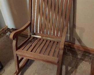 Teakwood Rocking Chair