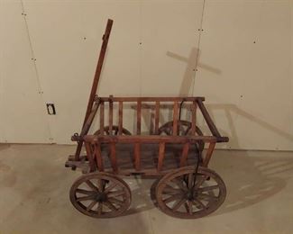 Antique Hungarian Goat Wagon