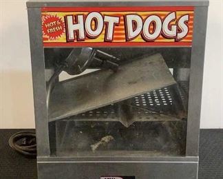 Located in: Chattanooga, TN
MFG APW Wyott
Model DS-1A
Ser# 430030505219
Power (V-A-W-P) 120V - 60Hz - 1Ph - 800W
Hotdog Warmer
Size (WDH) 16"W x 14"D x 20"H
**Sold As Is Where Is**
SKU: S-7-C
Tested Works