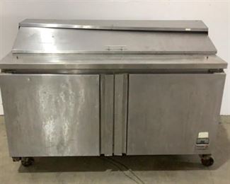 Located in: Chattanooga, TN
MFG Fagor
Model FST-60-16
Ser# 12050496M
Power (V-A-W-P) V-115,Hz - 60, HP - 1/3, Single Phase
Rolling Refrigerated Prep Station
Size (WDH) 60 1/4"W X 30"D X 43"H
*Per Consignor - Does Not Work
*Sold As Is Where Is*