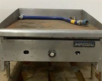 Located in: Chattanooga, TN
MFG Imperial
Flat Top Grill
Size (WDH) 24 1/4"W X 30 1/2"D X 17 1/4"H
Natural Gas
*Sold As Is Where Is*
Unable to Test
