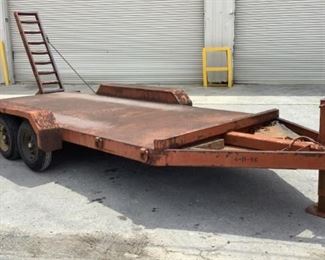 Buyer Premium 10% BP
16' Equipment Trailer
Size (WDH) 84"W x 195”L
Located in: Chattanooga, TN
Pintle Hitch
Sold On Bill Of Sale Only
**Sold as is Where is**