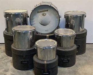 Located in: Chattanooga, TN
Vintage Ludwig Drums w/ Hardshell Cases
MFR - Ludwig
Chrome Finish
(1) Bass Drum
(1) Floor tom
(4) Toms

SKU: N-2-A