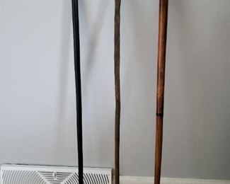 Vintage walking sticks/canes 