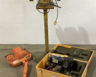 Buyer Premium 10% BP
Bench Grinder, Survey Tool, Mower Wheel
Located in: Chattanooga, TN *Per Consignor* Does NOT Work
Lot Includes:
Thor Bench Grinder
MN: 8139
SN: 1288
115V - 60Hz - 4.1A - 1P
1/3Hp
Dialgrade Lazer Survey
MN: 1160T
SN: 18446
Mower Wheel
**Sold as is Where is**