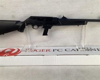 Serial - 912-22418
Mfg - Ruger PC Carbine
Model - 9MM Luger
Barrel - 16"
Capacity - 17
Magazines - 1
Type - Rifle, Semi Automatic
Located in Chattanooga, TN
Condition - 1 - New
This lot contains a Ruger PC Carbine chambered in 9MM Luger. Comes new in the box with 17 round Ruger magazine, also included is a magwell adapter to accept Glock magazines.