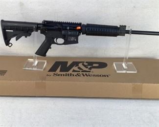 Serial - TT11165
Mfg - Smith & Wesson
Model - M&P15 Sport II Rifle
Caliber - 5.56 NATO
Barrel - 16"
Capacity - 30+1
Magazines - 1
Type - Rifle, Semi Automatic
Located in Chattanooga, TN
Condition - 1 - New
This lot contains a Smith & Wesson M&P15 Sport II optics read rifle chambered in 5.56mm. This rifle is ready for an optic to be thrown onto it and you have a complete package ready to go. This rifle comes with one 30 round magazine.
