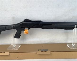 Serial - 52-I21PT-3066
Mfg - Radikal/SDS P3 12GA
Model - Shotgun
Barrel - 18.5"
Type - Shotgun, Pump Action
Located in Chattanooga, TN
Condition - 1 - New
This lot contains a Radikal P3 pump shotgun chambered in 12 gauge and is designed to work with 2 3/4 or 3" shells. This model is also incredibly maneuverable with its 18.5" barrel making it ideal for home-defense or tactical shooting. This model also includes a pistol grip stock that makes it incredibly easy to get on target. This model comes standard with combat sights, but also includes an optics rail for mounting an optic of your choosing. The buttstock on this model also has a special design allowing it to hold additional shotgun shells.