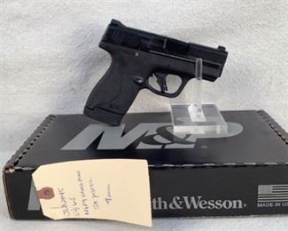 Serial - JLB2845
Mfg - Smith & Wesson
Model - M&P9 Shield Plus
Caliber - 9mm Luger
Barrel - 3.1"
Capacity - 13+1
Magazines - 2
Type - Pistol
Located in Chattanooga, TN
Condition - 1 - New
This is a Smith & Wesson M&P9 Shield Plus chambered in 9mm Luger. This is one of Smith & wessons newest entries into the concealed carry market. Featuring a similar profile to the original M&P9 Shield, this particular model holds upwards of 13 rounds, making it serious competition with modern carry options. This pistol comes with a 13 round extended magazine as well as a flush 10 round magazine.