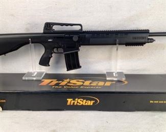 Serial - KRX015666
Mfg - Tristar KRX
Model - Tactical Shotgun
Caliber - 12 Gauge
Barrel - 20"
Capacity - 5+1
Magazines - 2
Type - Shotgun, Semi Automatic
Located in Chattanooga, TN
Condition - 1 - New
This is a Tristar KRX Tactical semi automatic shotgun chambered in 12 Gauge. This shotgun is perfect for those in need of a quality home defense or competition shotgun. This shotgun features two 5 round magazines, as well as a detachable carry handle.