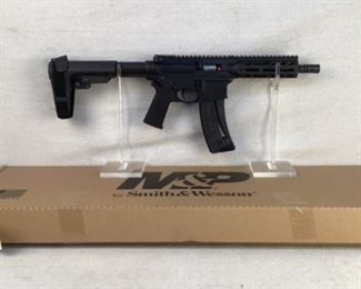 Serial - WAE5249
Mfg - Smith & Wesson M&P
Model - 15-22 Pistol 22 LR
Barrel - 7.5"
Capacity - 25
Magazines - 1
Type - Pistol
Located in Chattanooga, TN
Condition - 1 - New
This lot contains a Smith & Wesson M&P 15-22 pistol chambered in 22 long rifle. This great little plinker comes new in the box with pistol brace and one 25 round magazine.