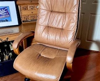 Leather office chair